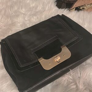 DVF suede & leather bag